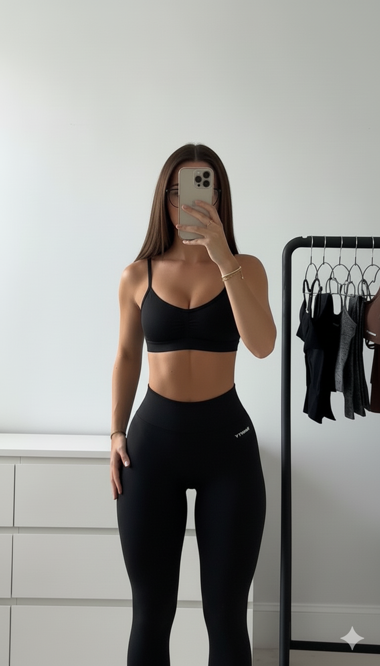 Conjunto Fitness Legging + Top – Bumbum Modelado e Conforto Premium