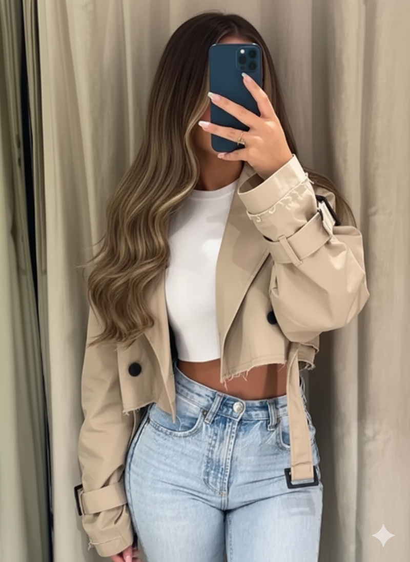 Jaqueta Feminina Vintage - Elegância Atemporal que Nunca Sai de Moda