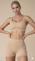 Conjunto Fitness Premium – Top e Short Legging Modeladores, Conforto e Estilo sem Transparência