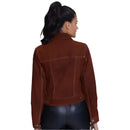Women's Dark Tan Western Leather Jacket